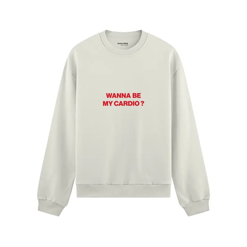 Wanna Be My Cardio Oversize Sweatshirt
