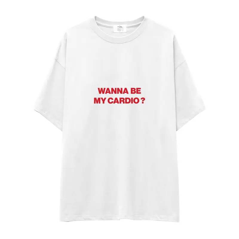 Wanna Be My Cardio Oversize Tişört