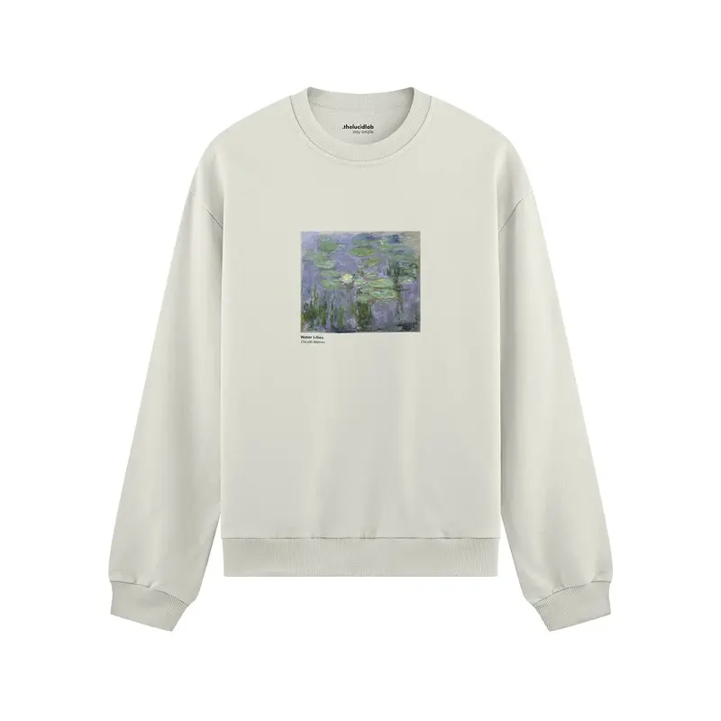 Water Lilies Oversize Sweatshirt