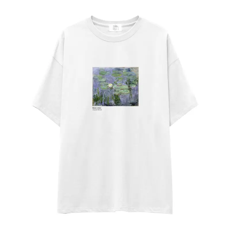 Water Lilies Oversize Tişört