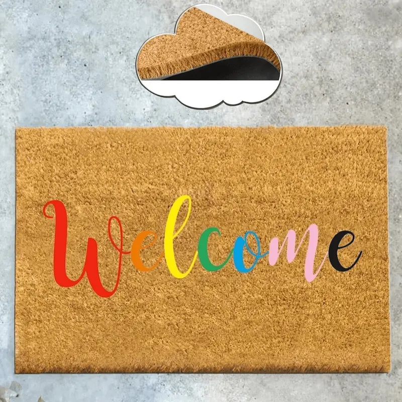 Welcome Colors Doğal Koko Hindistan Cevizi Kapı Önü Paspas 60x40cm