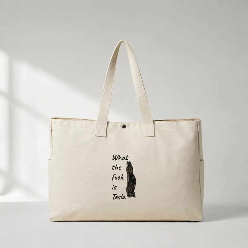 What The Fuck Is Tesla Daily Tote Bag