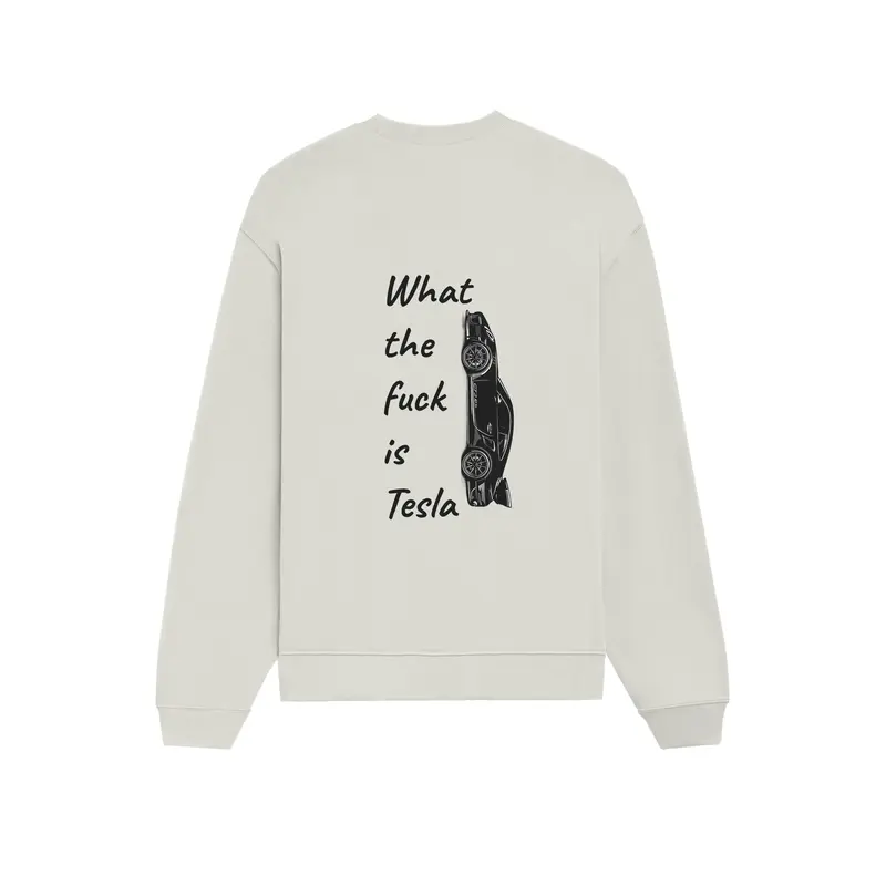 What The Fuck Is Tesla Oversize Sweatshirt