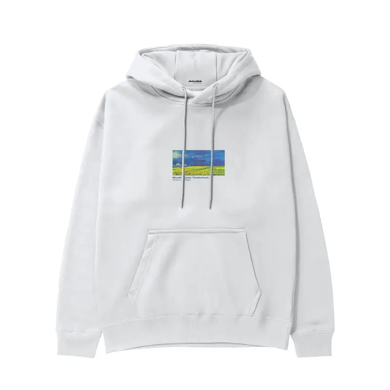 Wheatfield under Thunderclouds Hoodie