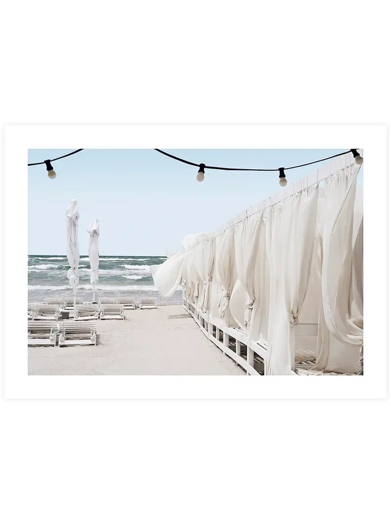 White Beach Club – Art Print