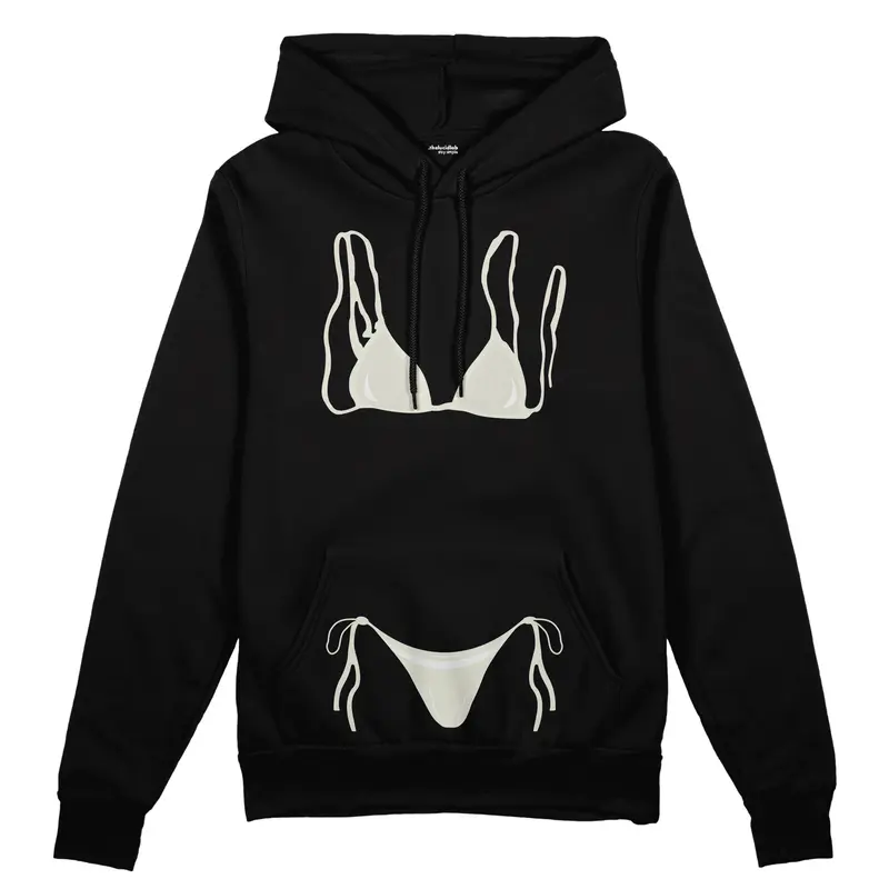 White Bikini Oversize Hoodie