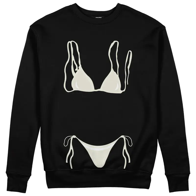 White Bikini Sweatshirt
