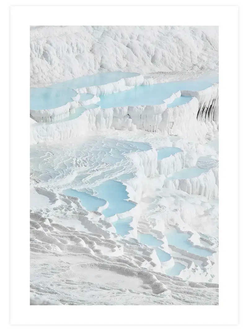 White Terraces – Art Print
