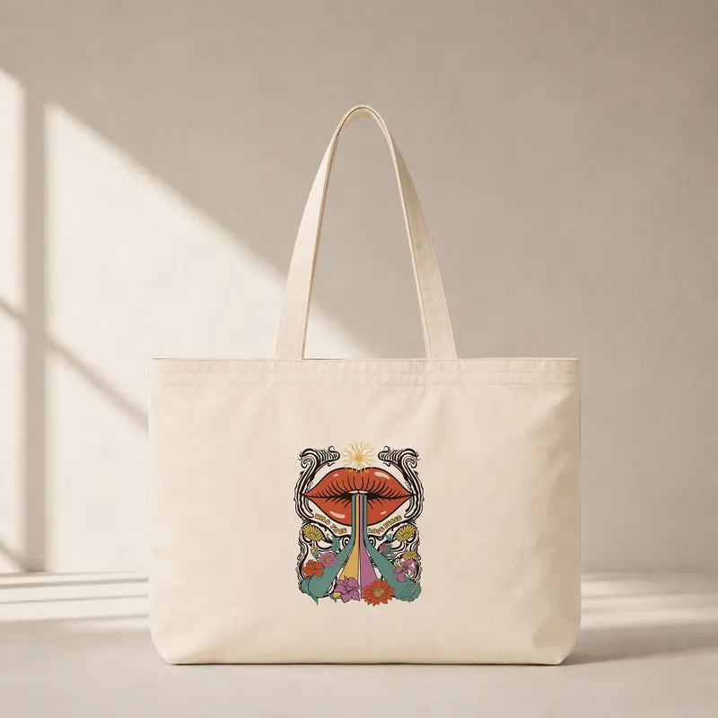 Wild Free Love Peace Club Tote Bag