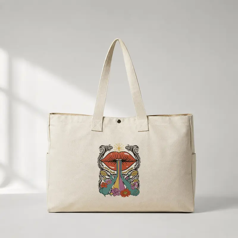 Wild Free Love Peace Daily Tote Bag