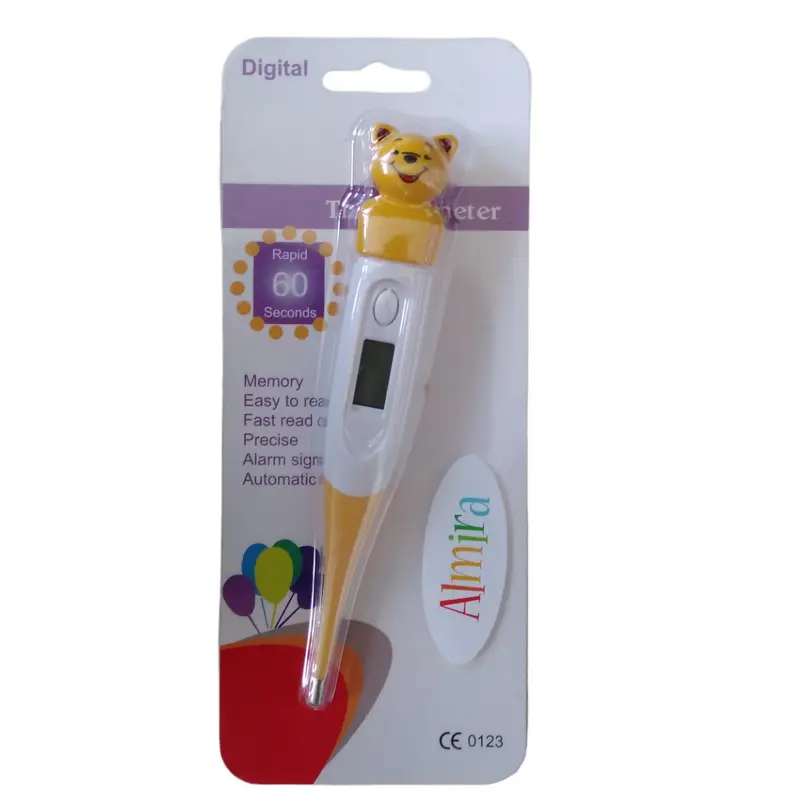 Winnie Figürlü Esnek Uçlu Dijital Ateş Ölçer