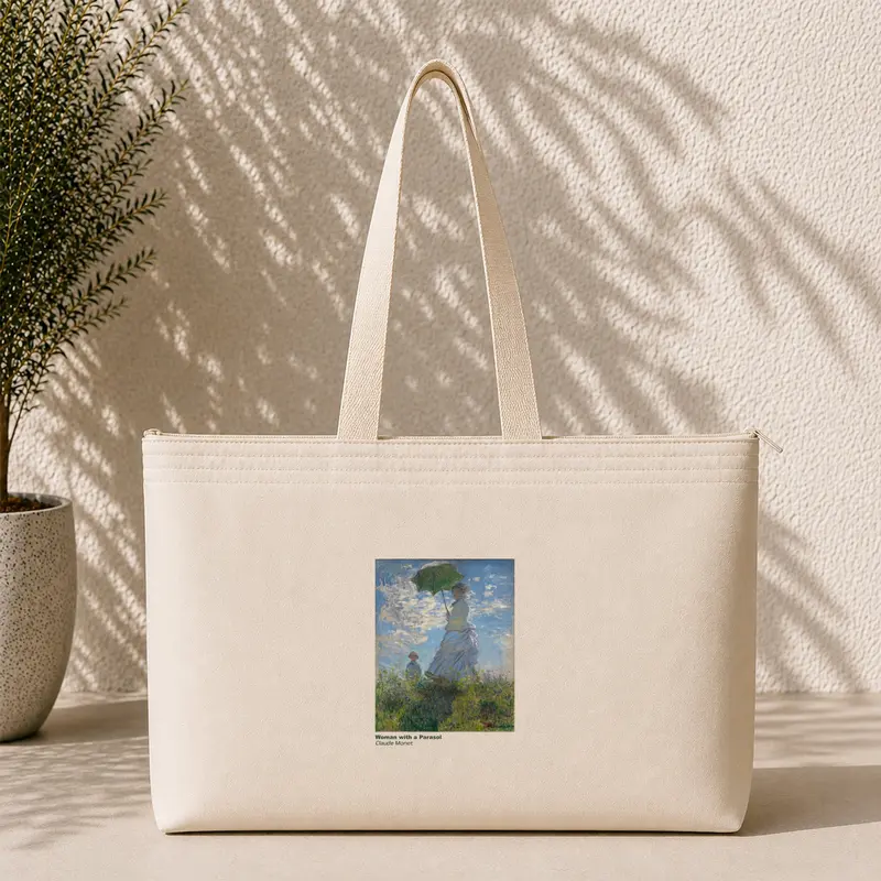 Woman with a Parasol Weekend Tote Bag