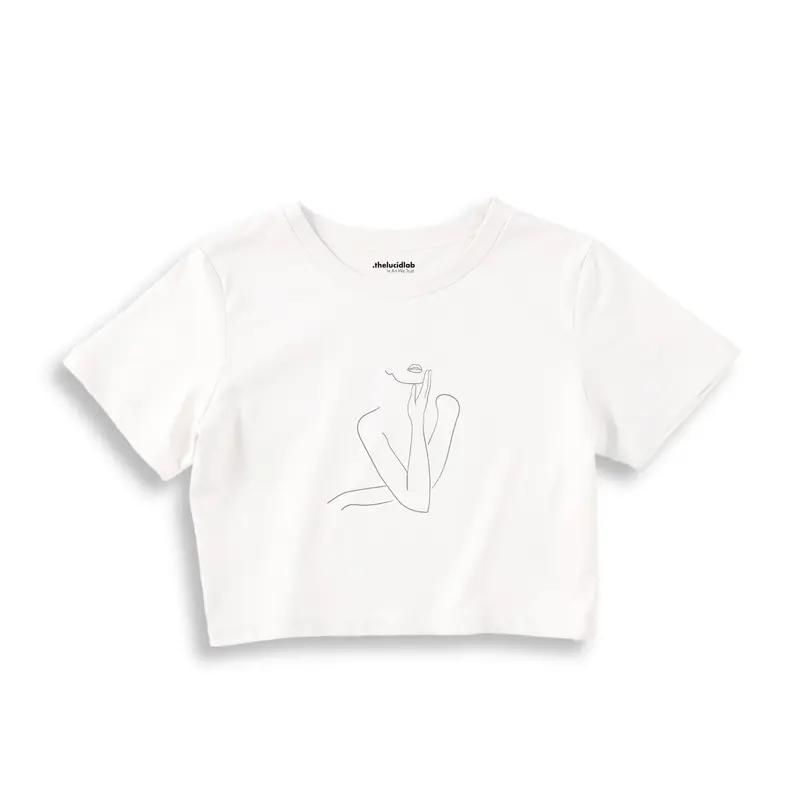 Women / Kadın Silüeti Crop Tişört