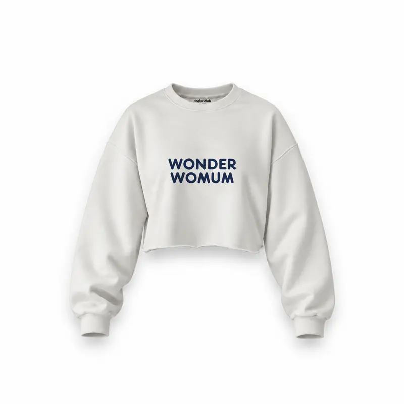 Wonderwomum Oversize Crop Sweatshirt