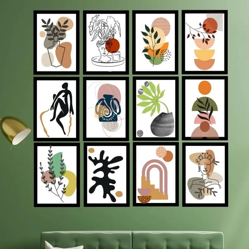 Wow 12 Parça Pop Art Duvar Tablo Seti