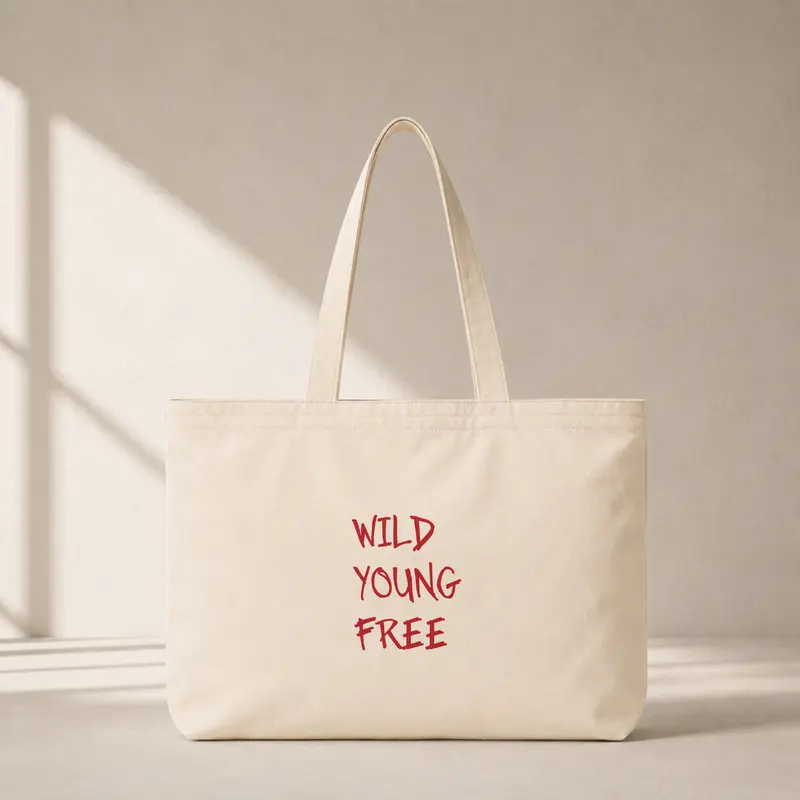 Young Wild Free Club Tote Bag