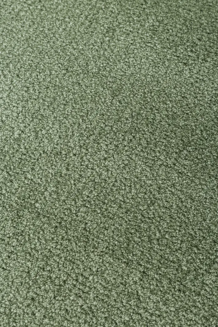 Zen Amorf 01 Yeşil Özel Şekilli Kesim Yumuşak Tuşeli Sıkı Dokuma Makine Halısı