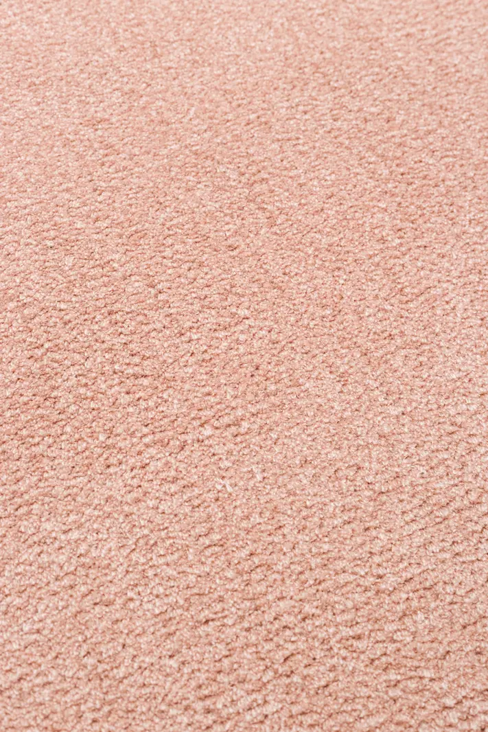 Zen Amorf 02 Pembe Özel Şekilli Kesim Yumuşak Tuşeli Sıkı Dokuma Makine Halısı