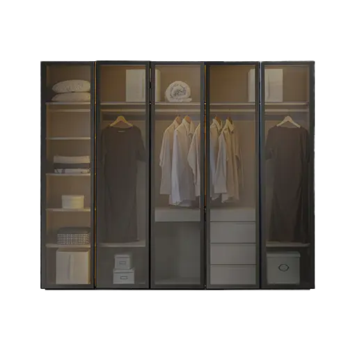 Zenith 5 Kapaklı Akordiyon Dolap