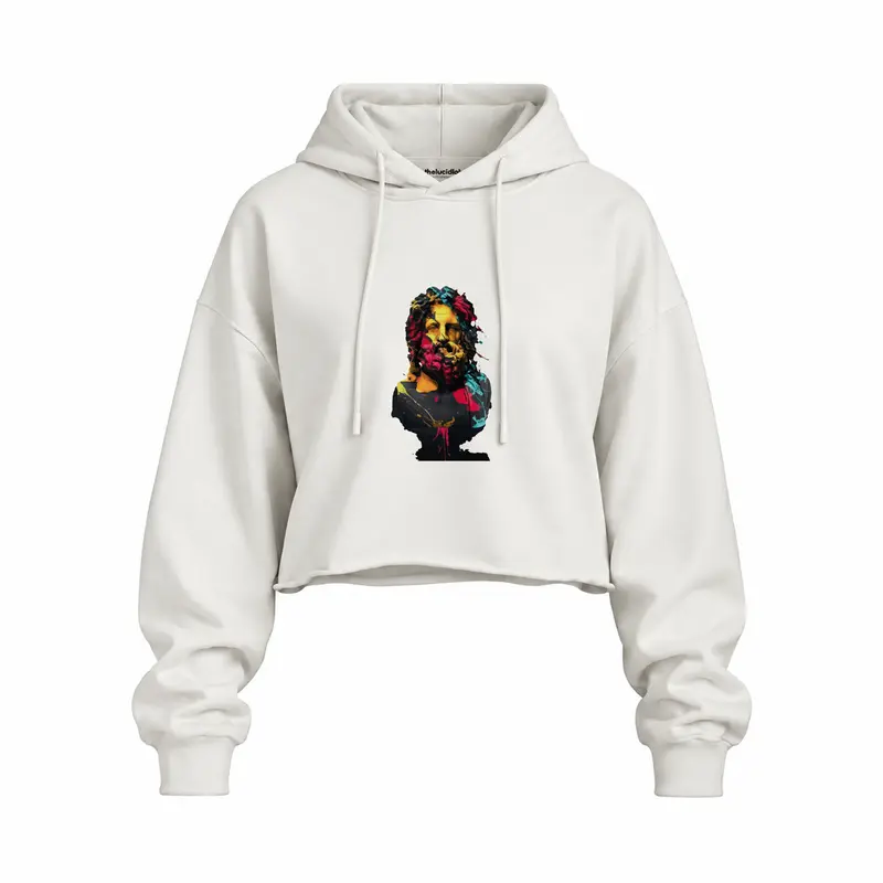 Zeus Oversize Crop Hoodie